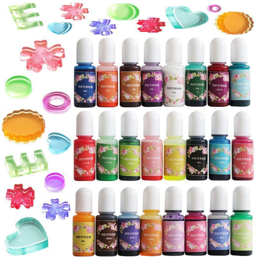 Resin Art And Jewelry - 26 Colors 10ml Epoxy Resin Pigment