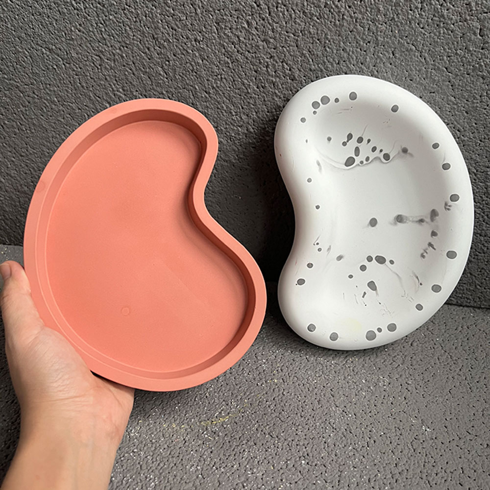 Tray Mold Rectangle - Pea Shaped Tray Silicone Mold DIY