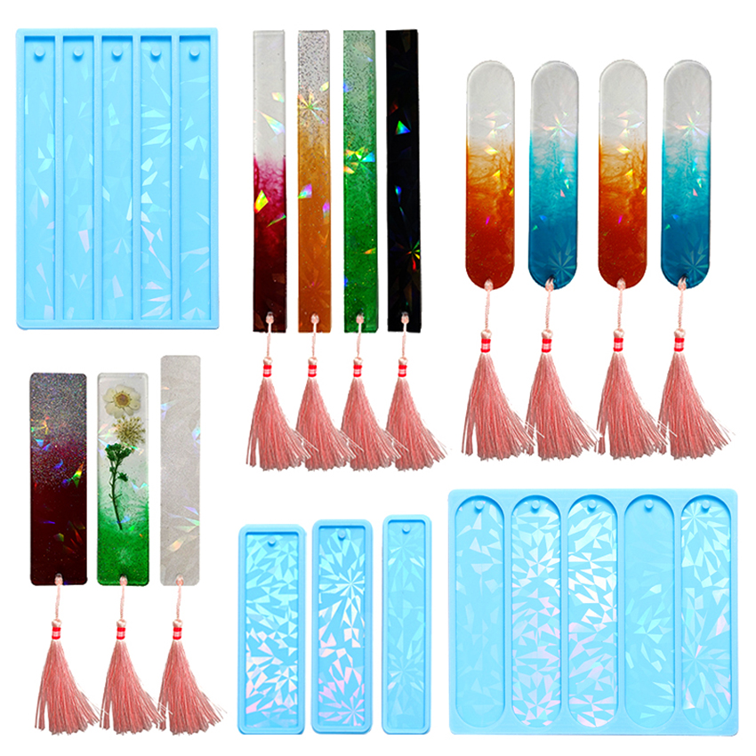 Resin Art Bookmark - New Laser Bookmark Silicone Mold Multi