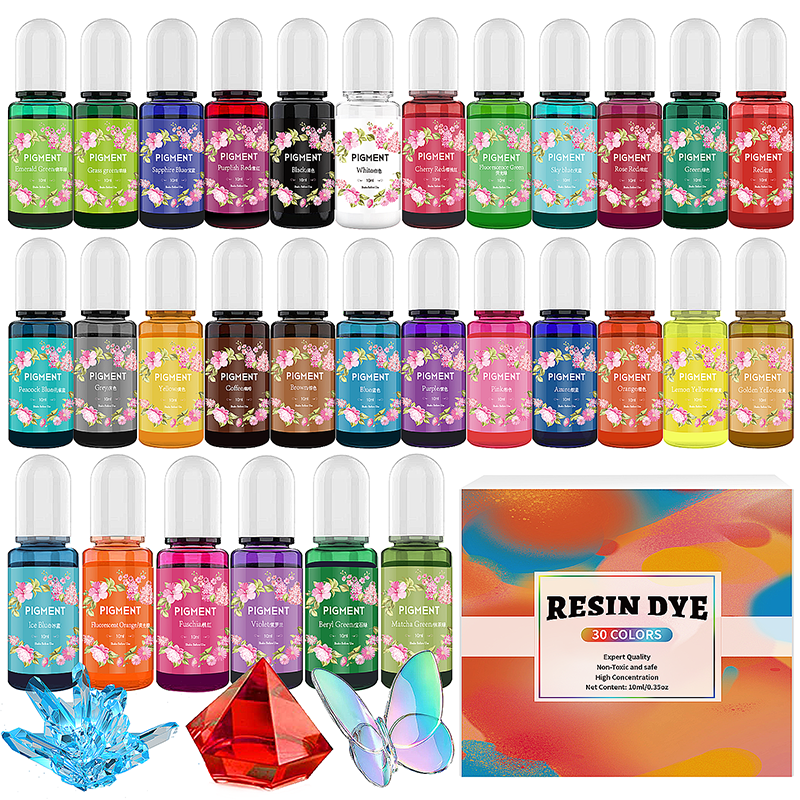 Resin Art And Jewelry - DIY Epoxy Resin Pigment Kit Candle