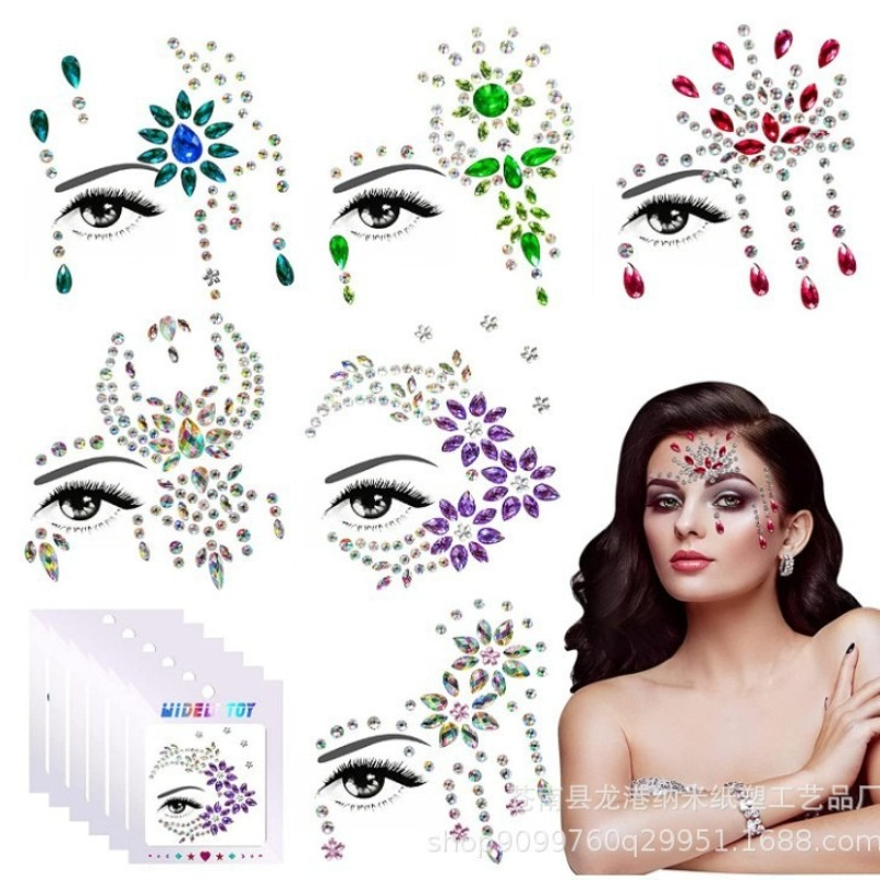 Resin Art And Jewelry - Acrylic Resin Face Gems Rhinestone Eye