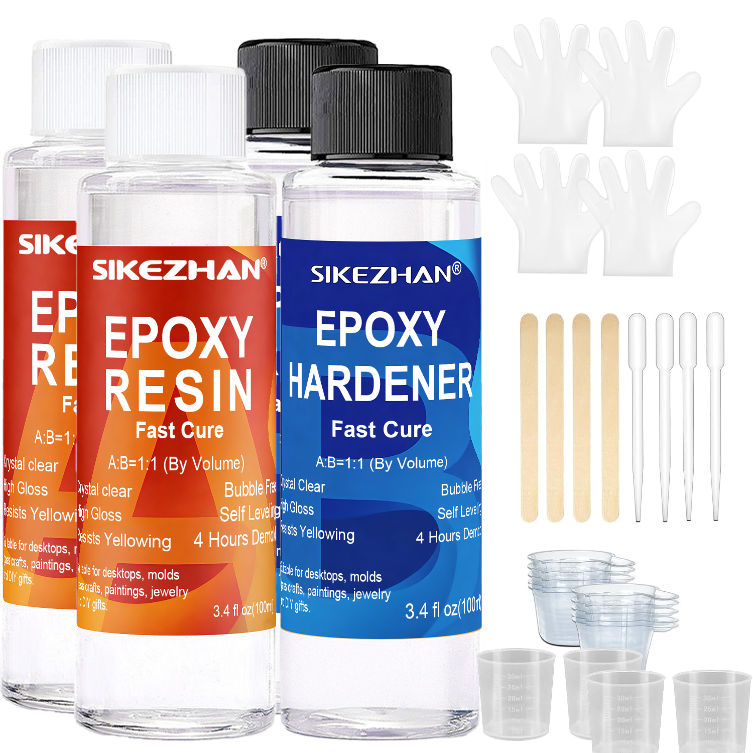 Epoxy Resin Ab - Clear Epoxy Resin AB Glue Hardener