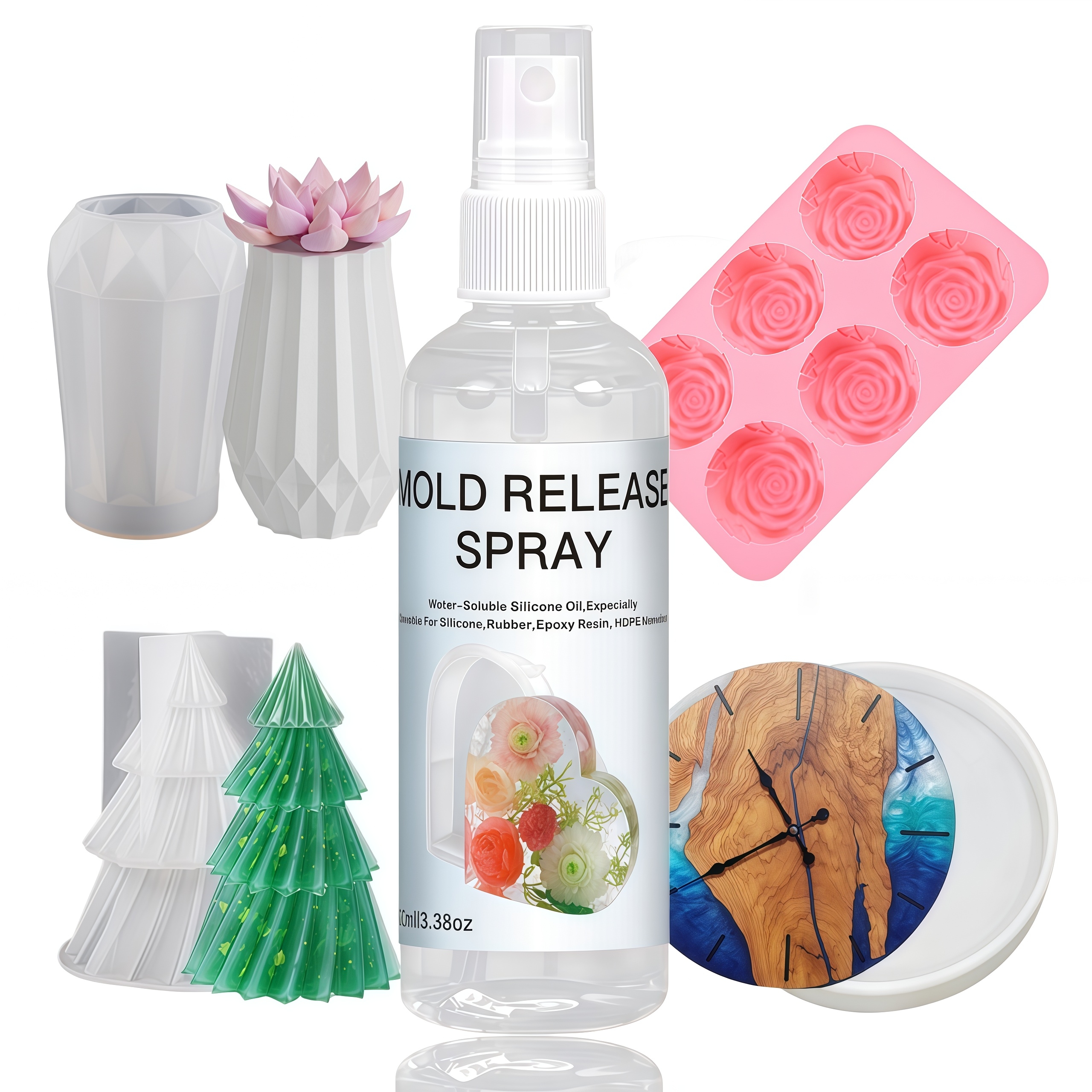 Release Spray Silicone - [mold demold spray] Non-Stick Silicone Mold