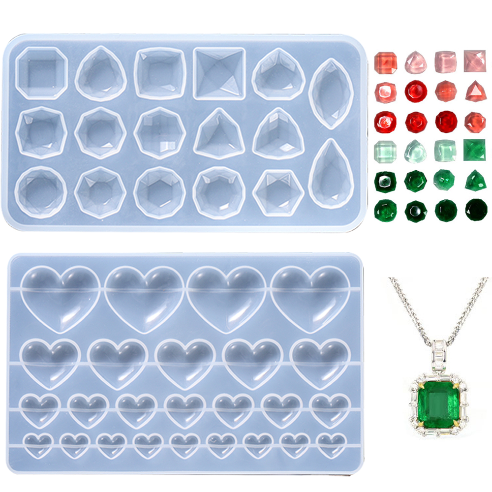 Resin Art And Jewelry - DIY Cube Ring Necklace Bracelet Nail