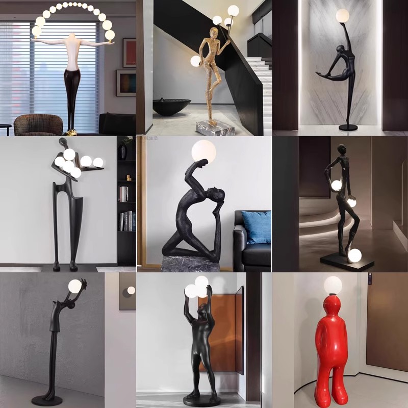 Resin Art In Floor - Living Room Floor Lamp Crafts Hotel