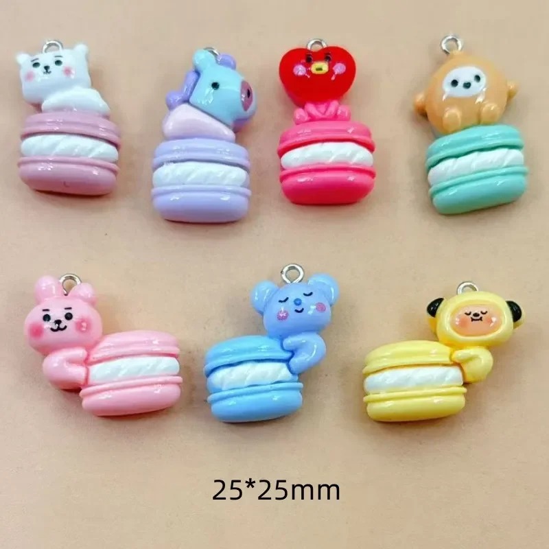 Resin Art And Craft - 10pcs Mixed Cartoon Resin Charms Tiny