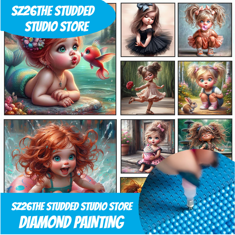 Sz26The Studded 5D DIY Diamond - đánh giá và giá Resin Art Canvas