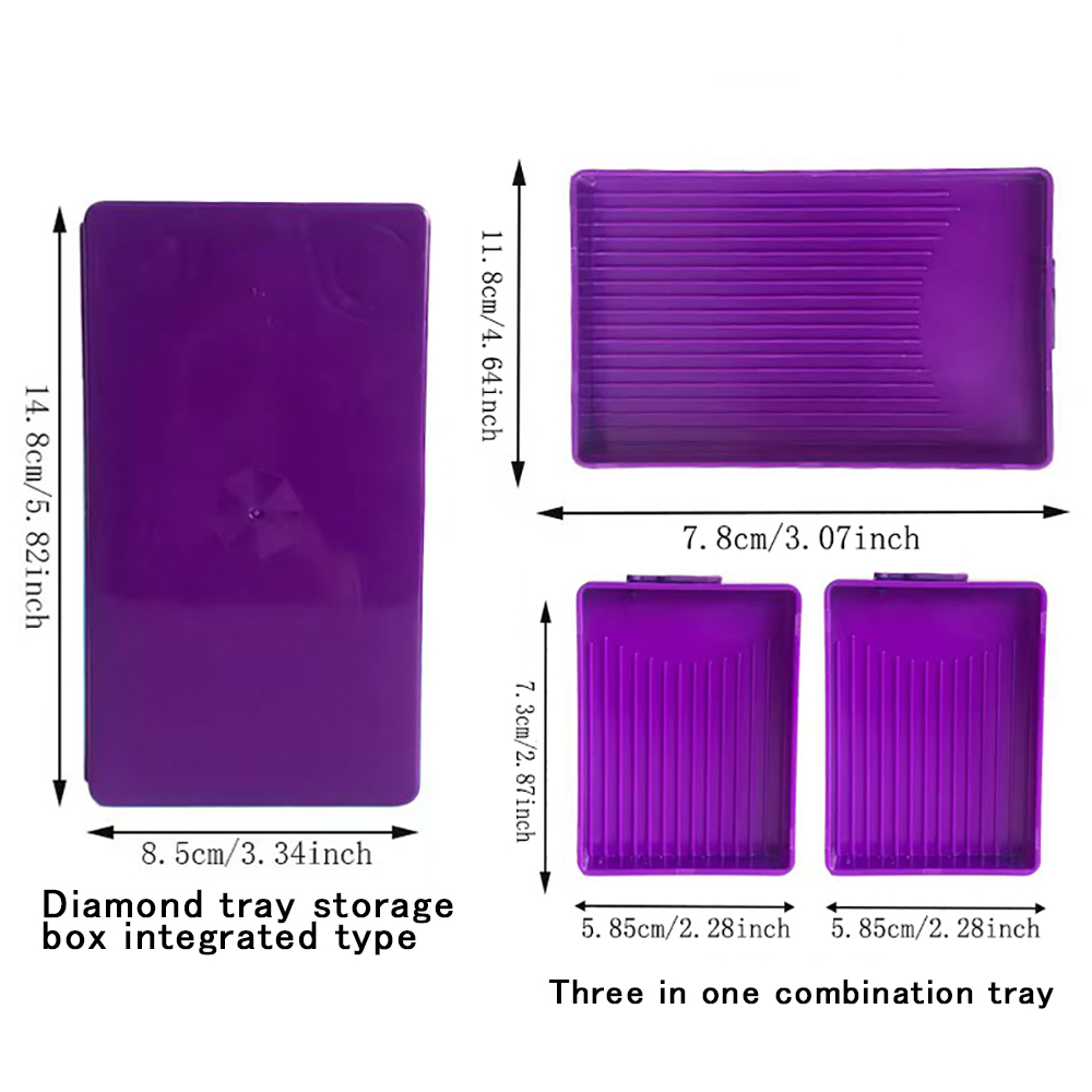 Diamond Painting Tray with Lid - đánh giá và giá Resin Art Canvas