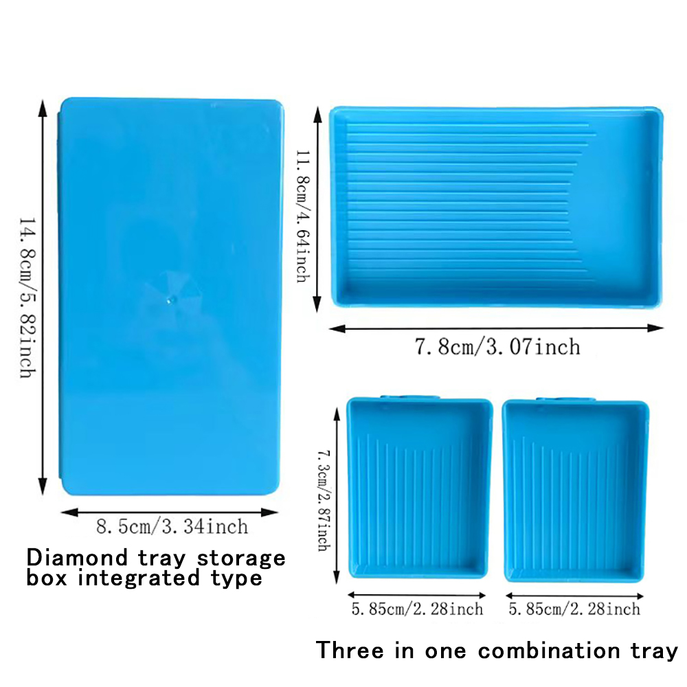 Diamond Painting Tray with Lid - đánh giá và giá Resin Art Canvas