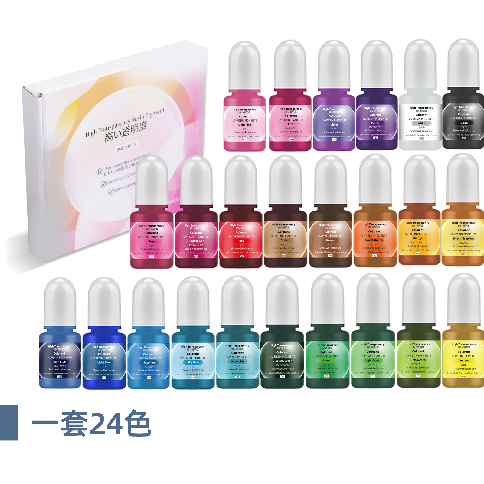 High Concentration Resin Color - đánh giá và giá Epoxy Resin Ab