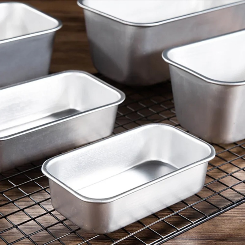5 Size Aluminium Loaf Pan Rect - đánh giá và giá Tray Mold Rectangle