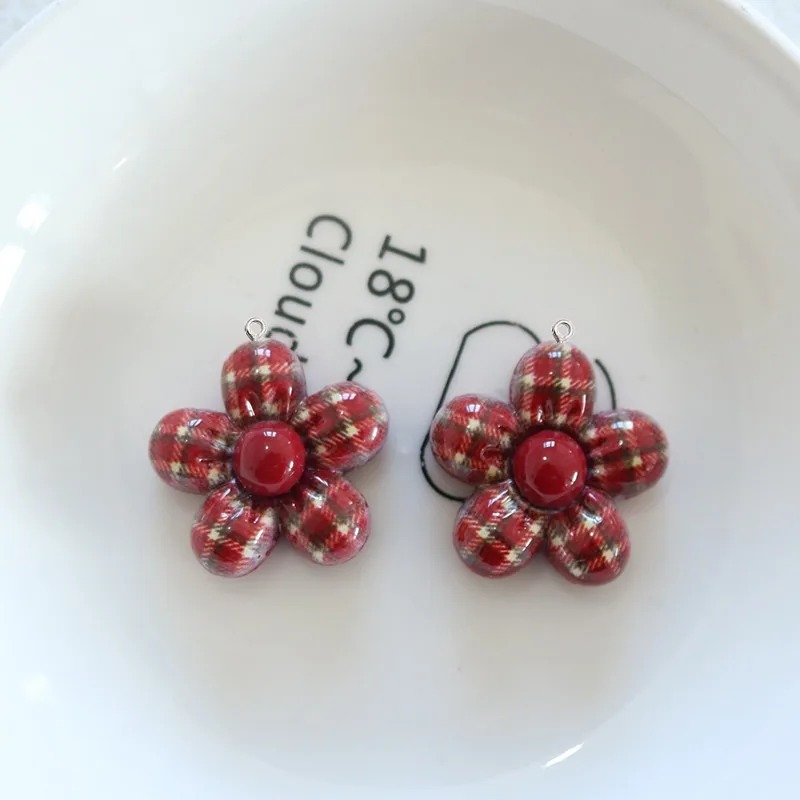 10Pcs Sweet Flower Planar Resi - đánh giá và giá Resin Art A Keychain