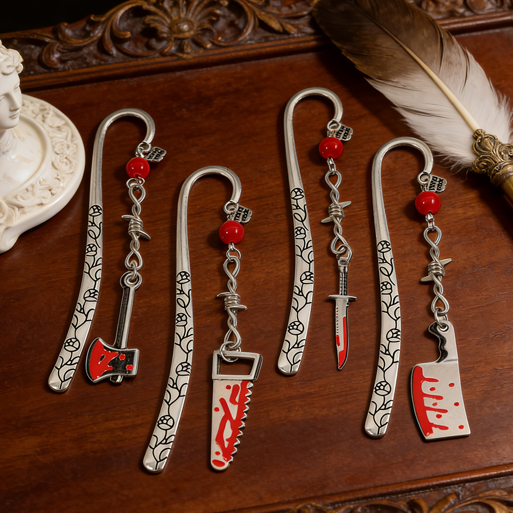 Horror Bloody Knife Bookmarks  - đánh giá và giá Resin Art Bookmark