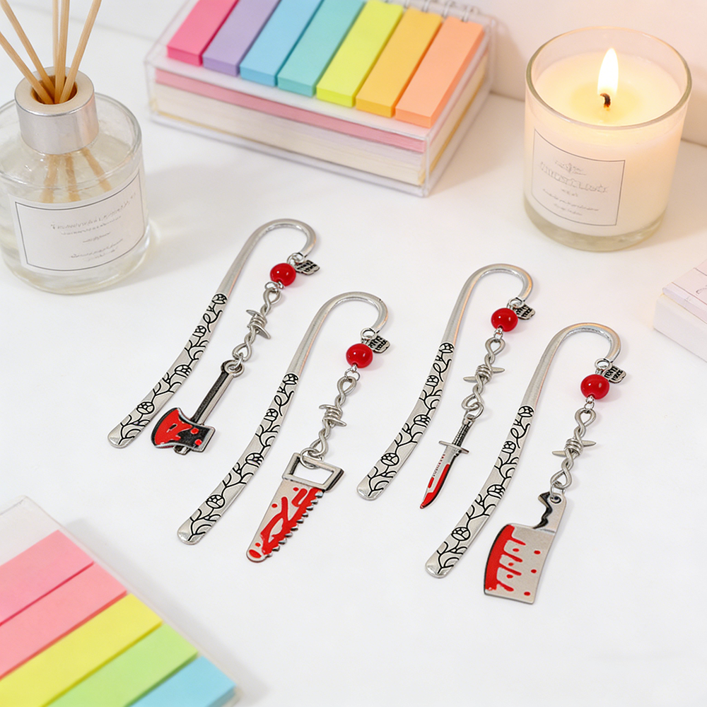 Horror Bloody Knife Bookmarks  - đánh giá và giá Resin Art Bookmark