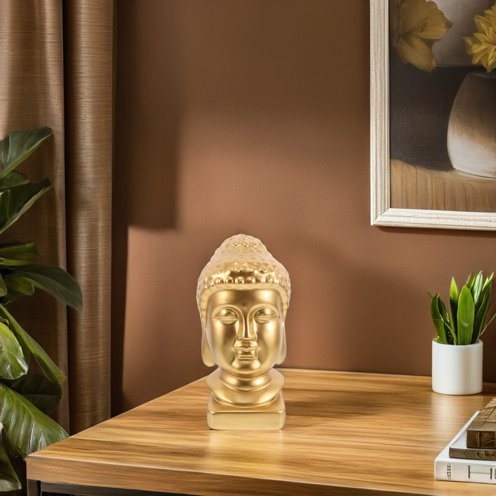 Resin Buddha Head Art Statue E - đánh giá và giá Resin Art And Decor