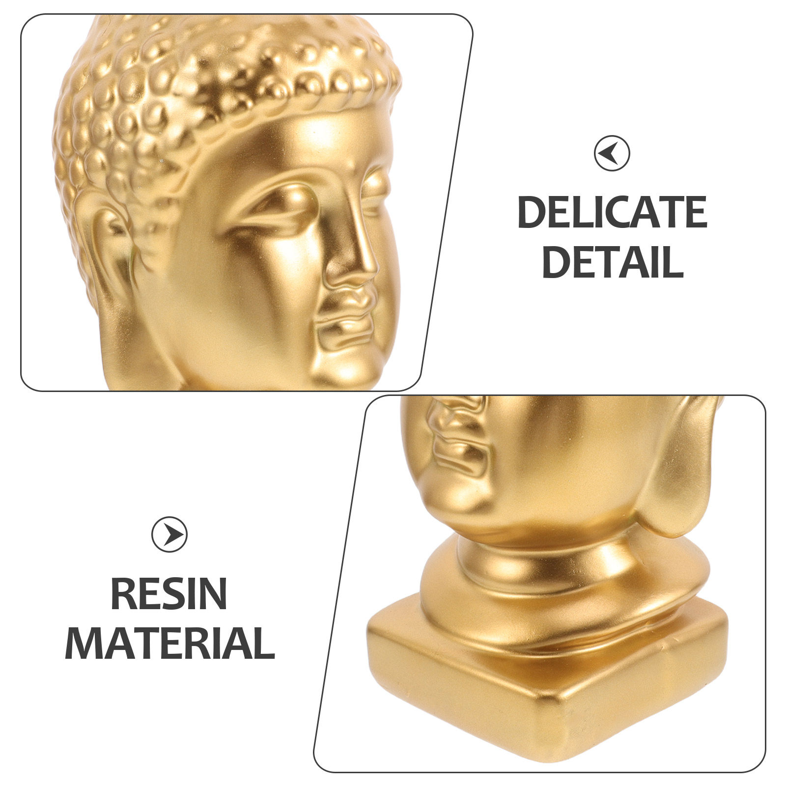 Resin Buddha Head Art Statue E - đánh giá và giá Resin Art And Decor