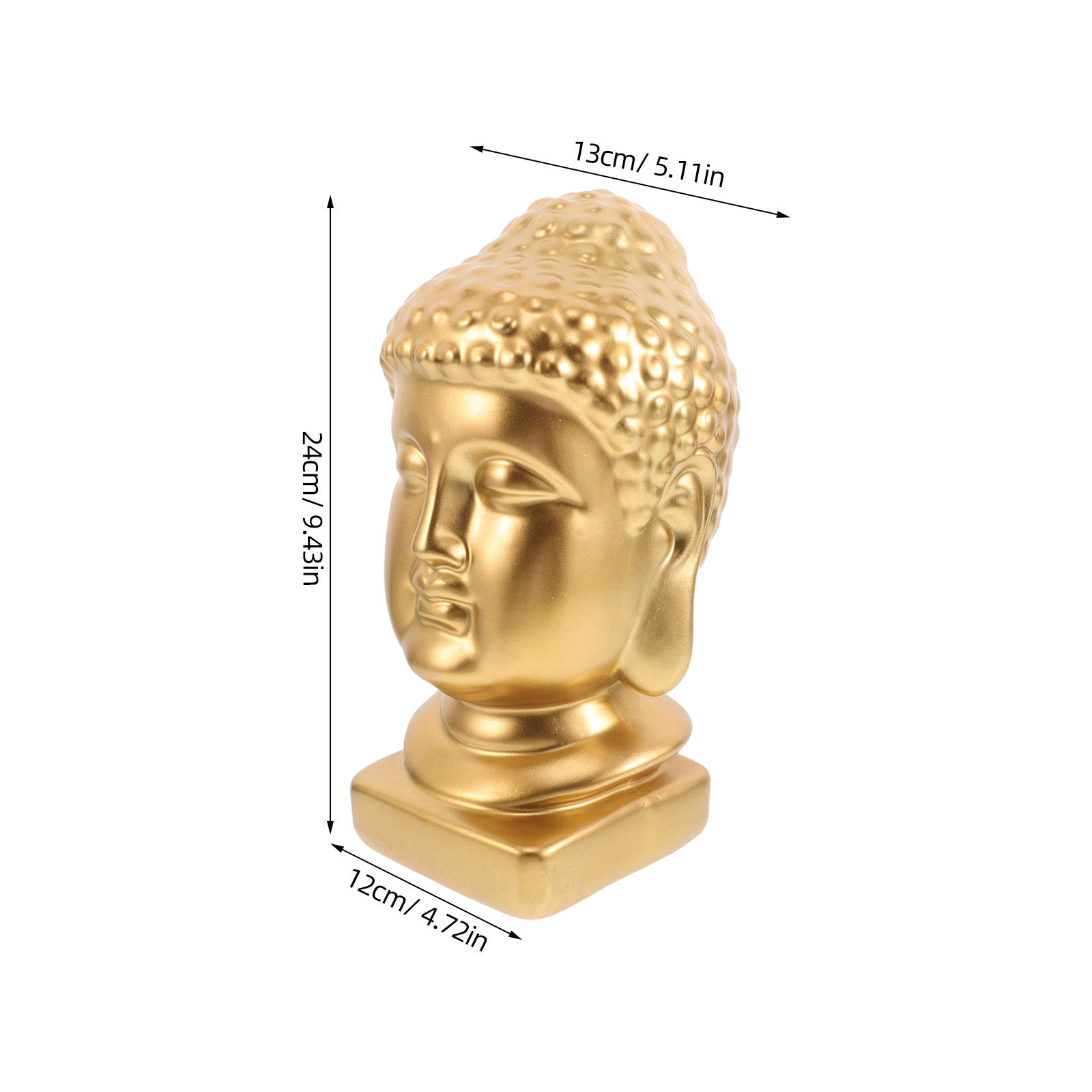 Resin Buddha Head Art Statue E - đánh giá và giá Resin Art And Decor