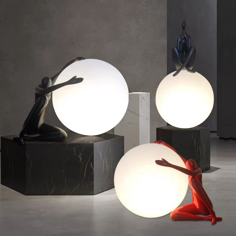 Nordic Art Floor Lamp Abstract - đánh giá và giá Resin Art In Floor