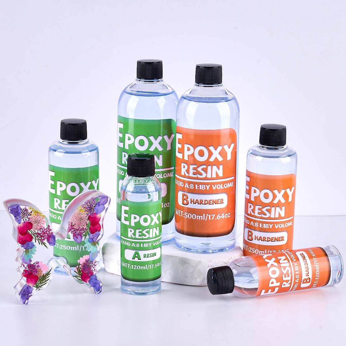 1:1 Ratio Epoxy Resin Kit Anti - đánh giá và giá Resin Art And Jewelry