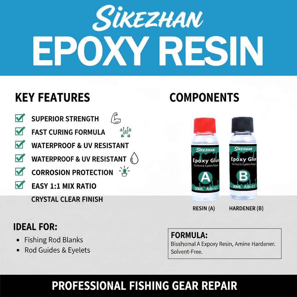 AB Epoxy 1:1 for Fishing Rod R - đánh giá và giá Epoxy Resin Ab