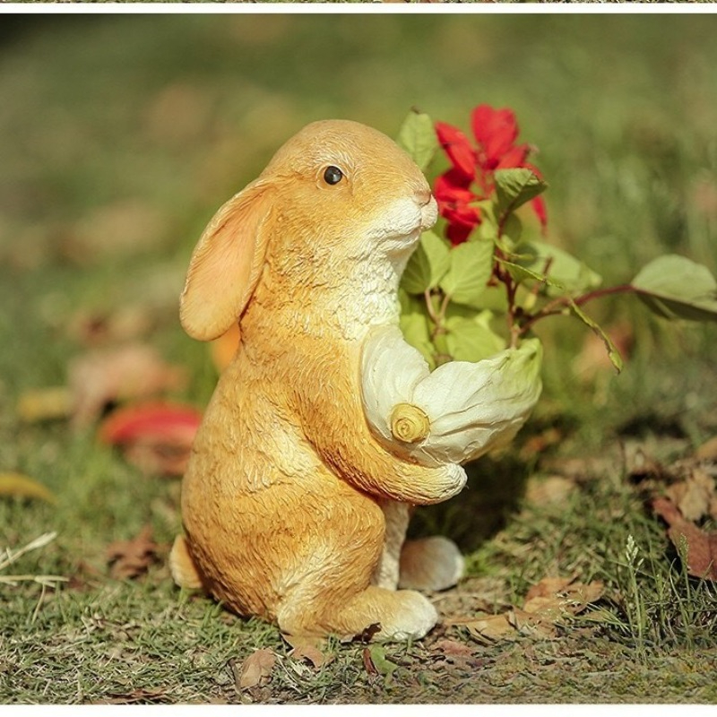 Outdoor Garden Statues Rabbit  - đánh giá và giá Resin Art And Craft