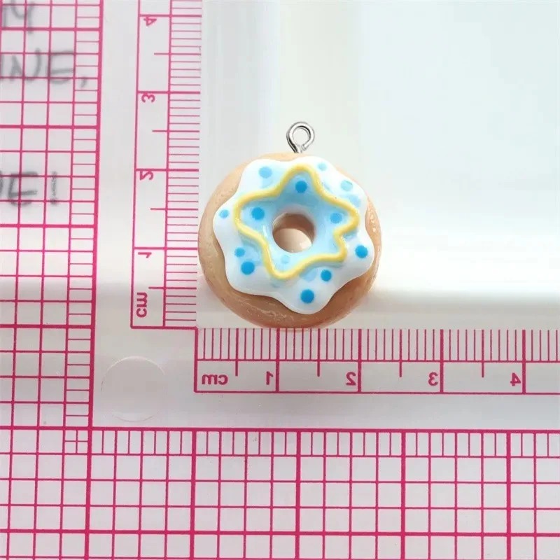 10Pcs Resin Donut Charms Color - đánh giá và giá Resin Art Pendant