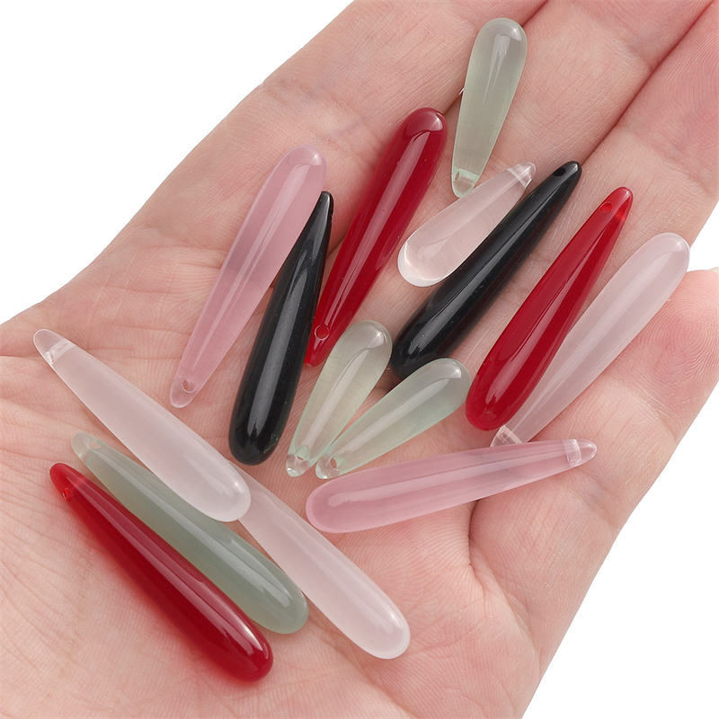 5pcs Beads Resin Teardrop Shap - đánh giá và giá Resin Art Pendant