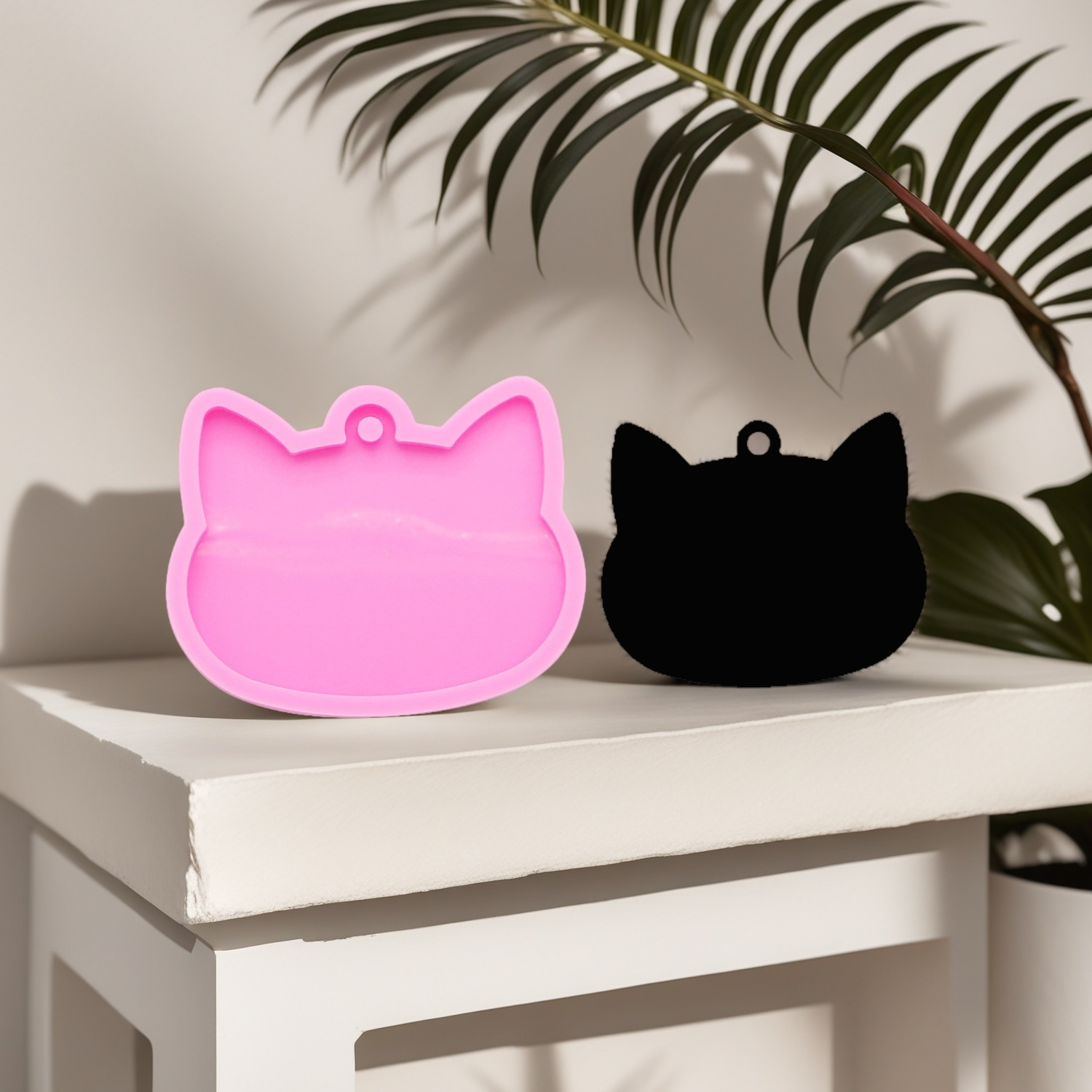 Silicone Cat Molds DIY Epoxy R - đánh giá và giá Resin Art A Keychain