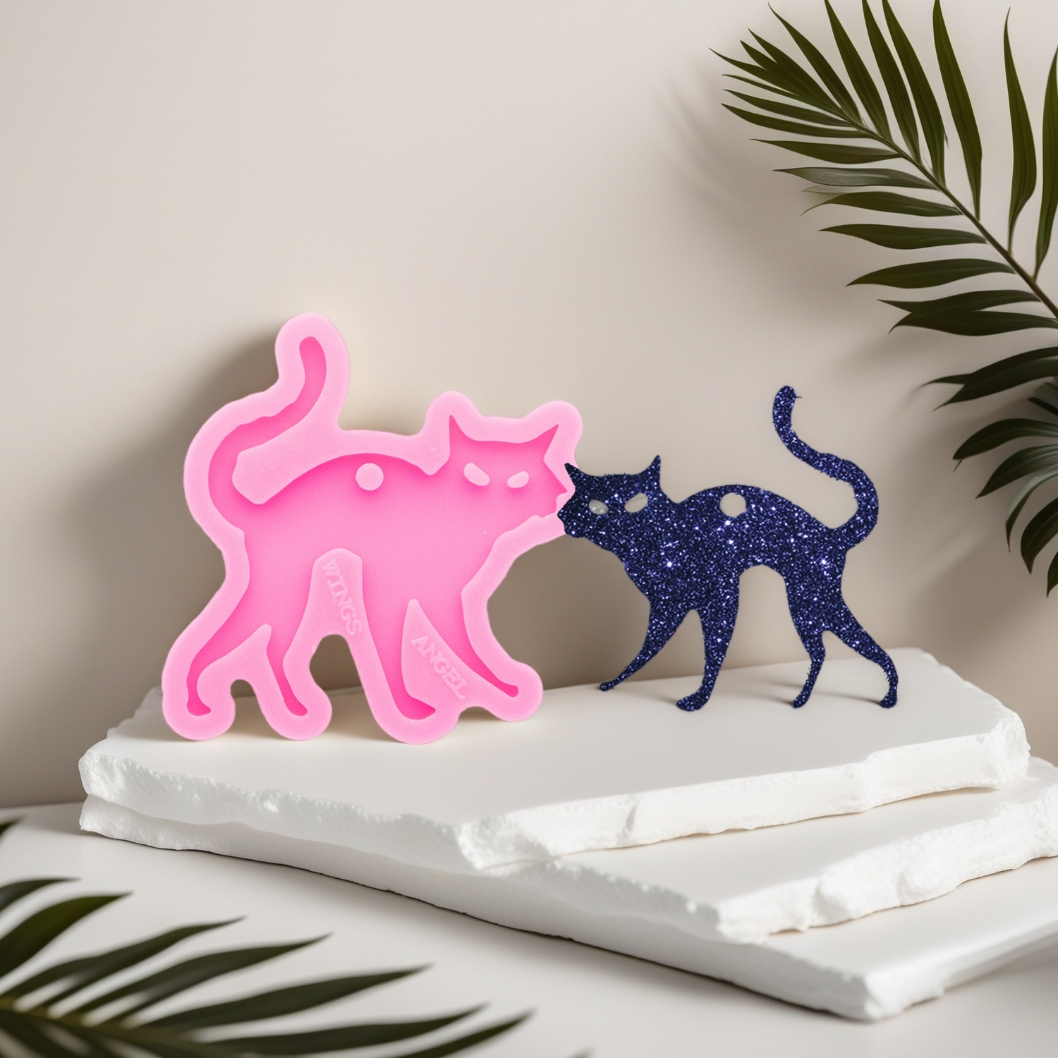 Silicone Cat Molds DIY Epoxy R - đánh giá và giá Resin Art A Keychain
