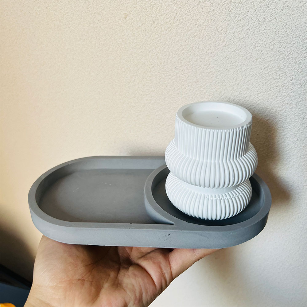 Oval Storage Tray Concrete Mol - đánh giá và giá Tray Mold Rectangle