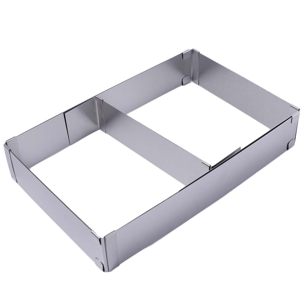 Stainless Steel Adjustable Mou - đánh giá và giá Tray Mold Rectangle