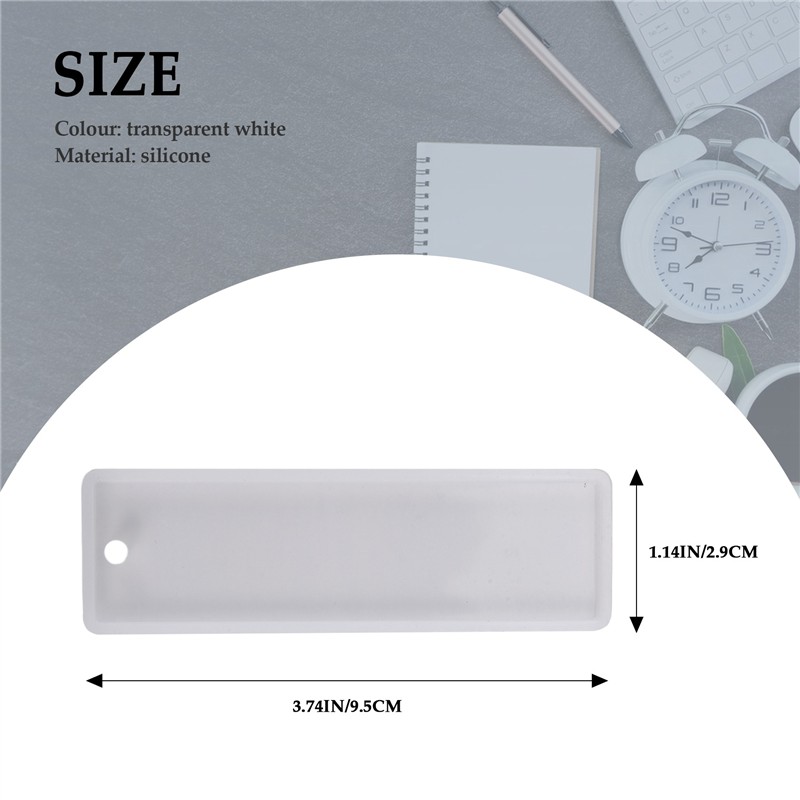 The New 6 Pcs/set Rectangle Si - đánh giá và giá Resin Art Bookmark