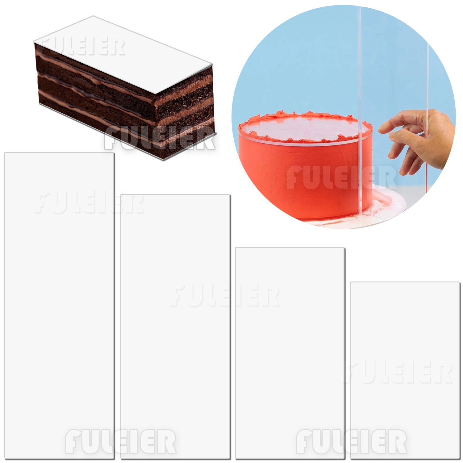 Acrylic Bánh Kem Cạp, hình Chữ - đánh giá và giá Tray Mold Rectangle