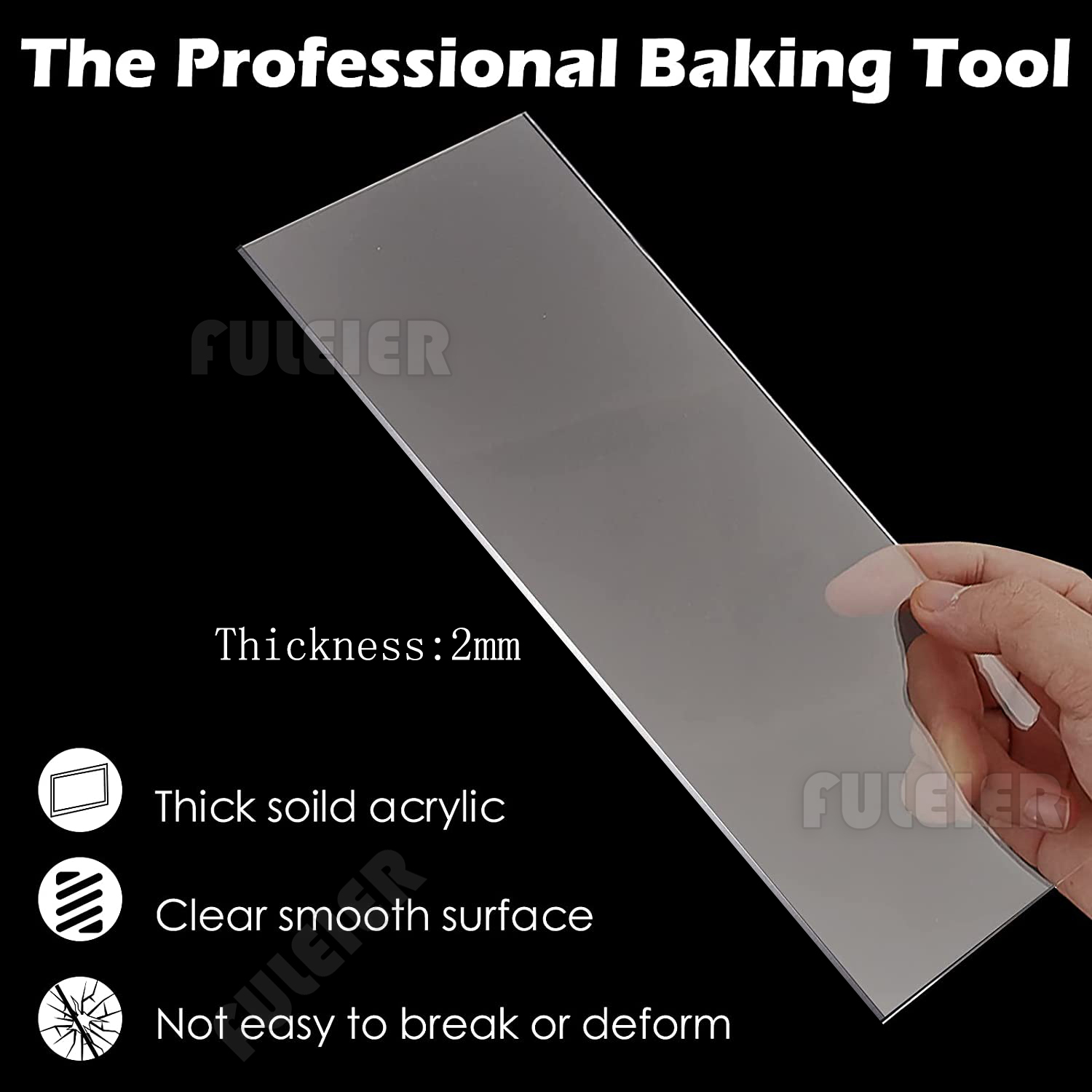 Acrylic Bánh Kem Cạp, hình Chữ - đánh giá và giá Tray Mold Rectangle