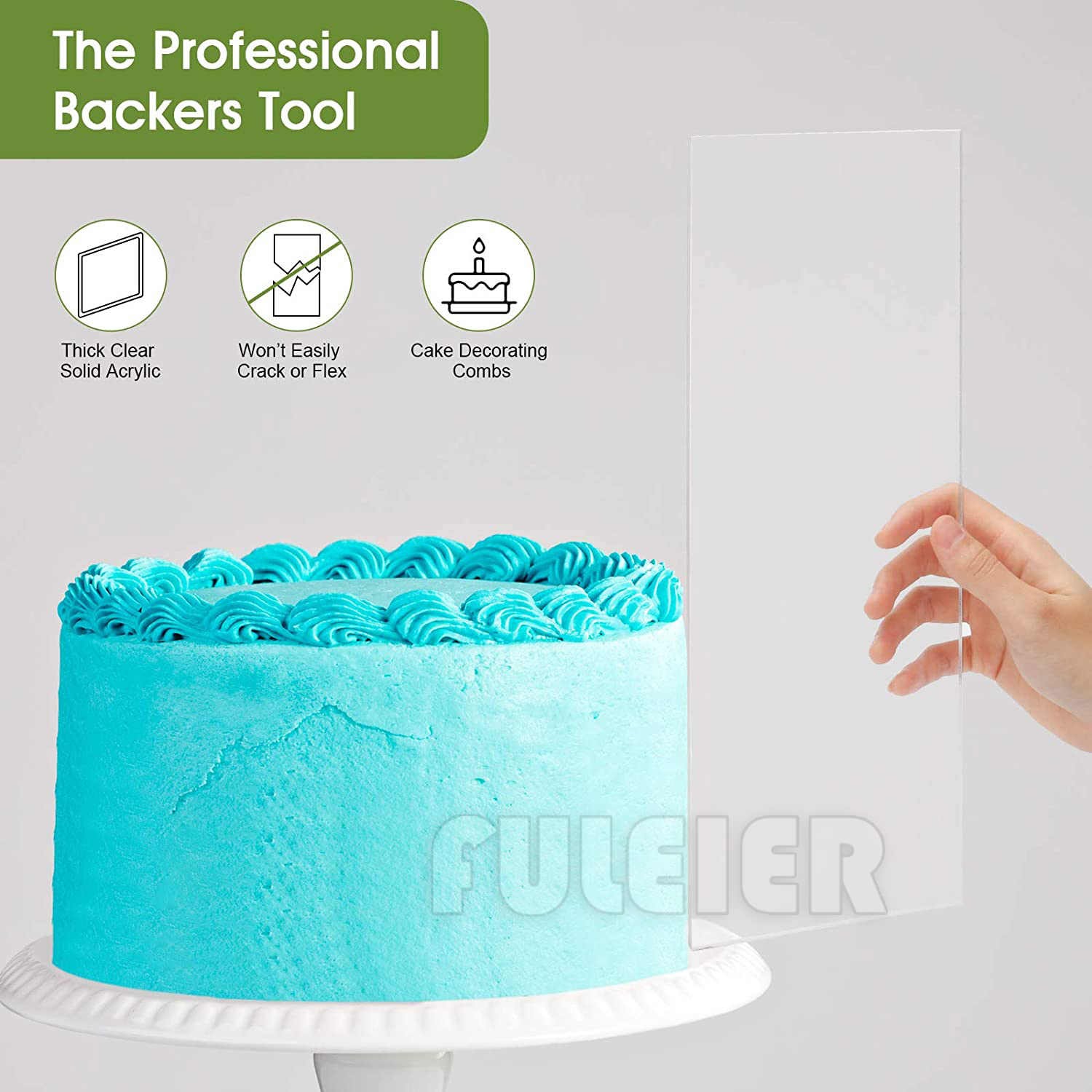 Acrylic Bánh Kem Cạp, hình Chữ - đánh giá và giá Tray Mold Rectangle
