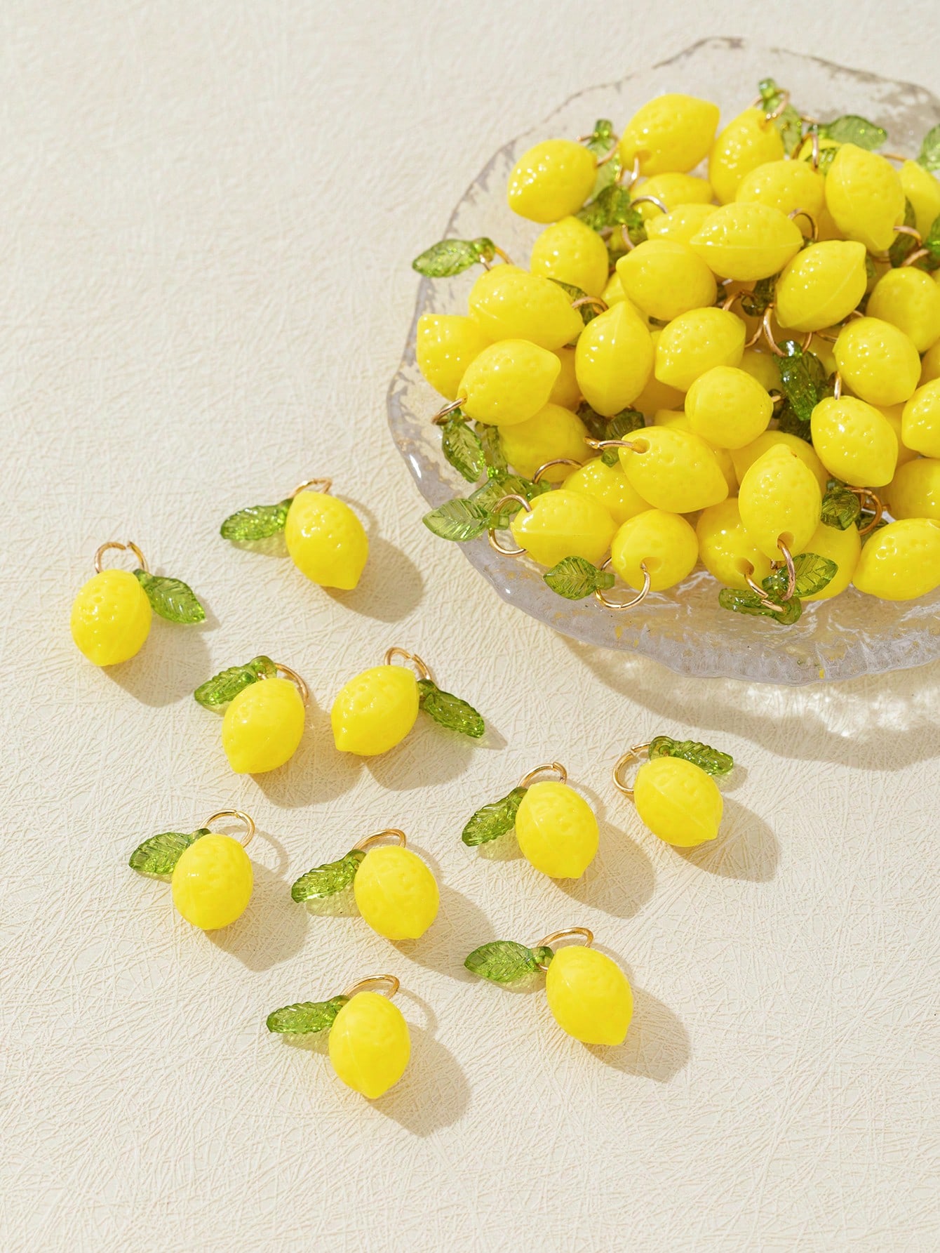 10Pcs 3D Lemon Resin Charms Pe - đánh giá và giá Resin Art And Craft
