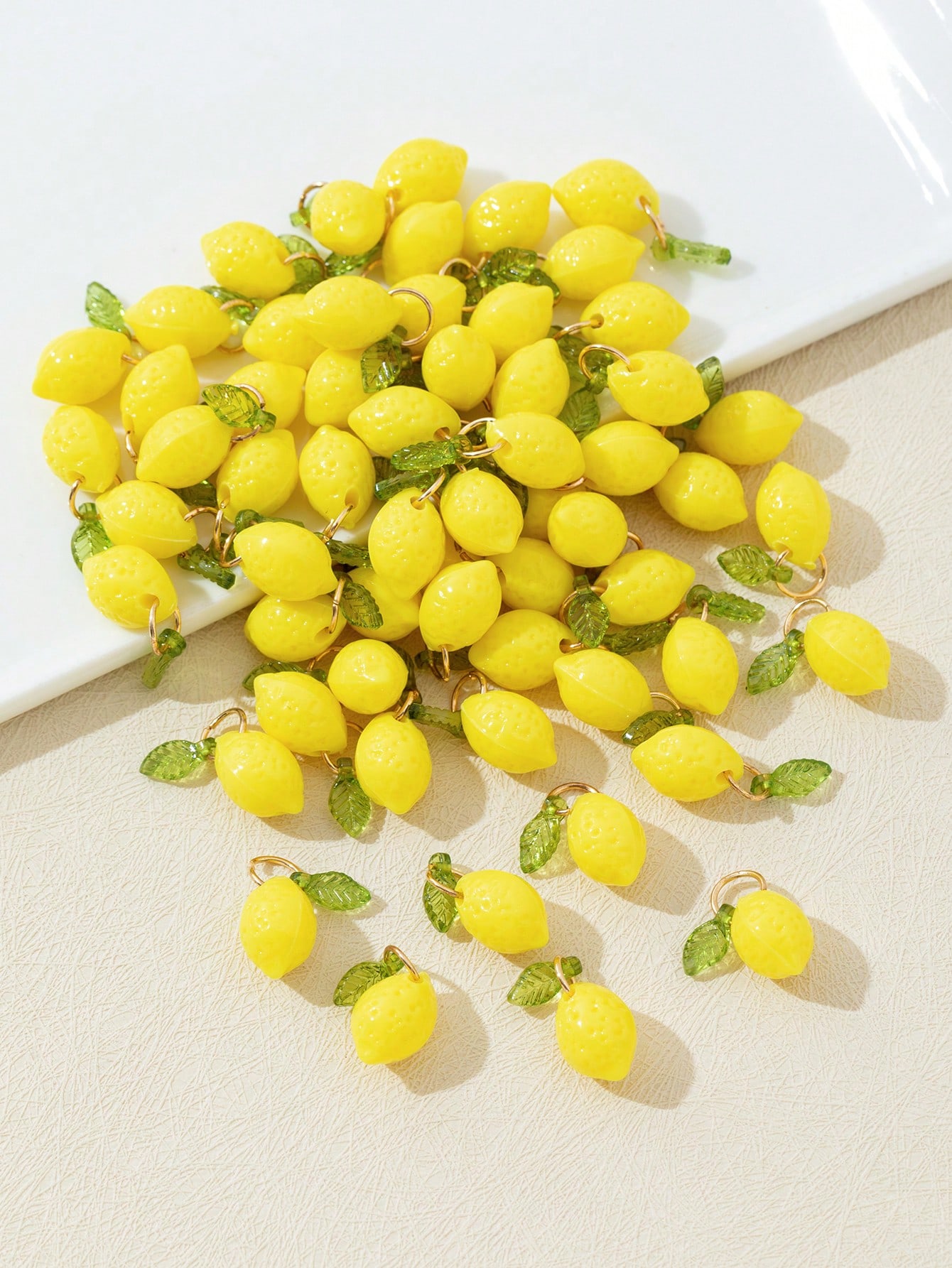 10Pcs 3D Lemon Resin Charms Pe - đánh giá và giá Resin Art And Craft