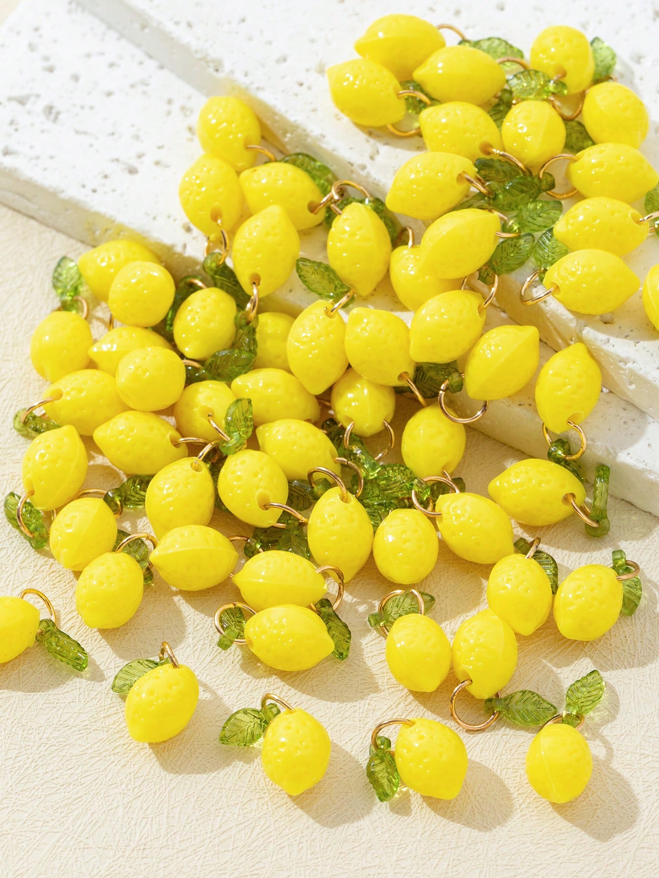 10Pcs 3D Lemon Resin Charms Pe - đánh giá và giá Resin Art And Craft