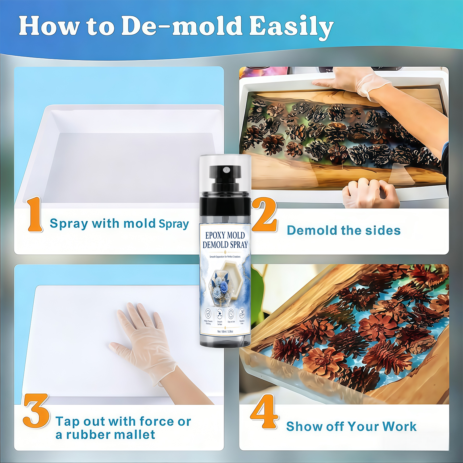 7oz/3.5oz Silicone Mold Releas - đánh giá và giá Release Spray Silicone