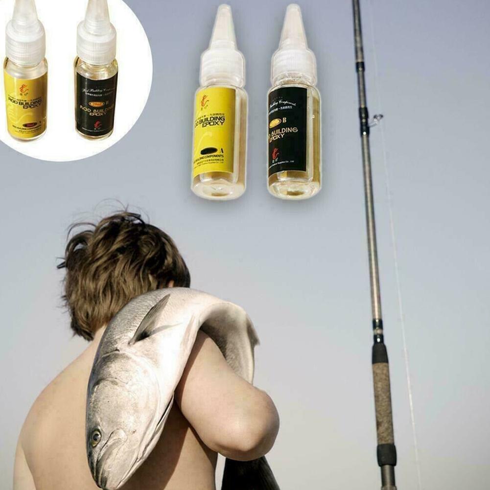 2Pcs Fishing Rod Glue Fishing  - đánh giá và giá Epoxy Resin Ab