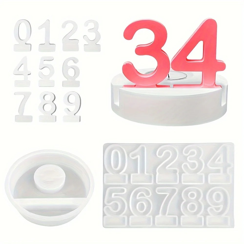 2pc Birthday Cake Silicones Mo - đánh giá và giá Resin Art And Craft