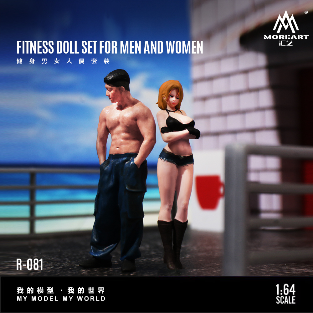 More Art 1:64 Fitness Male and - đánh giá và giá Resin Art And Decor