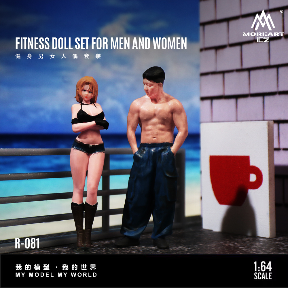 More Art 1:64 Fitness Male and - đánh giá và giá Resin Art And Decor