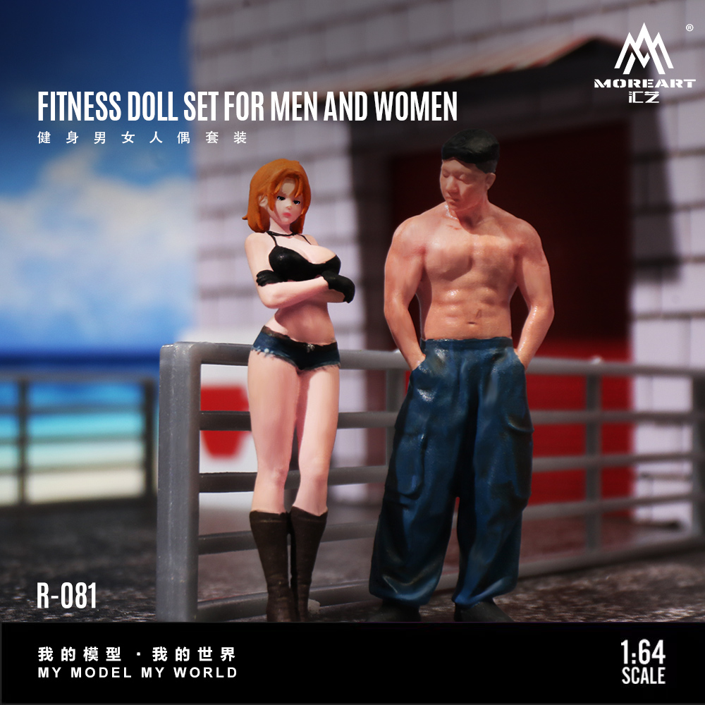 More Art 1:64 Fitness Male and - đánh giá và giá Resin Art And Decor