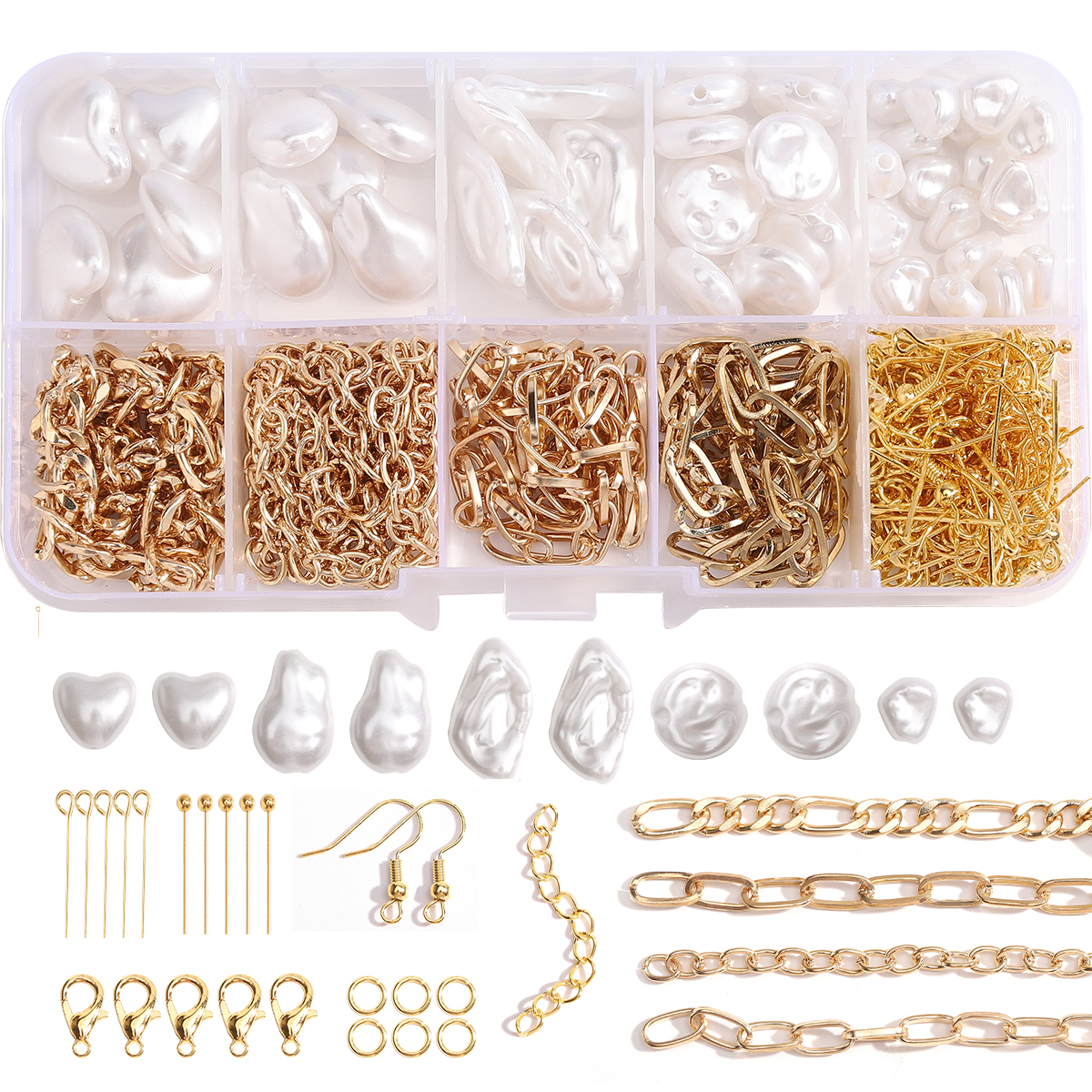 179/366pcs 1Box ABS Irregular  - đánh giá và giá Resin Art Engagement