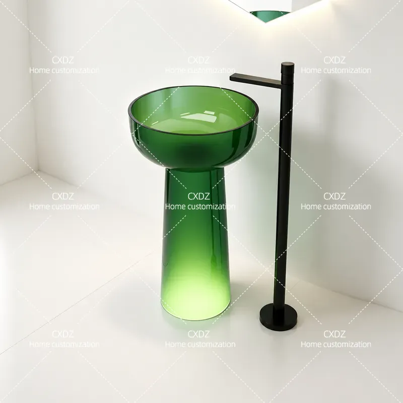 Column Basin Integrated Floor  - đánh giá và giá Resin Art In Floor