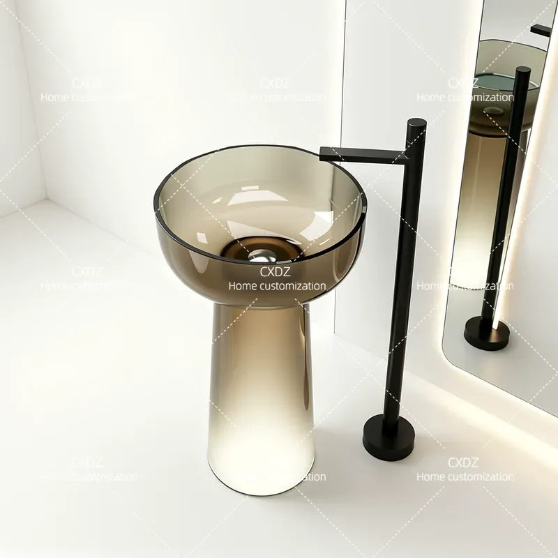Column Basin Integrated Floor  - đánh giá và giá Resin Art In Floor