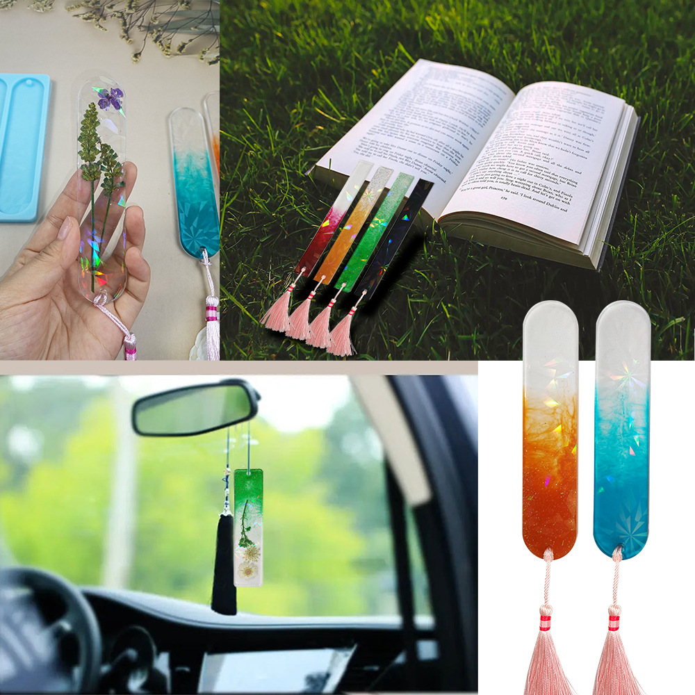 New Laser Bookmark Silicone Mo - đánh giá và giá Resin Art Bookmark