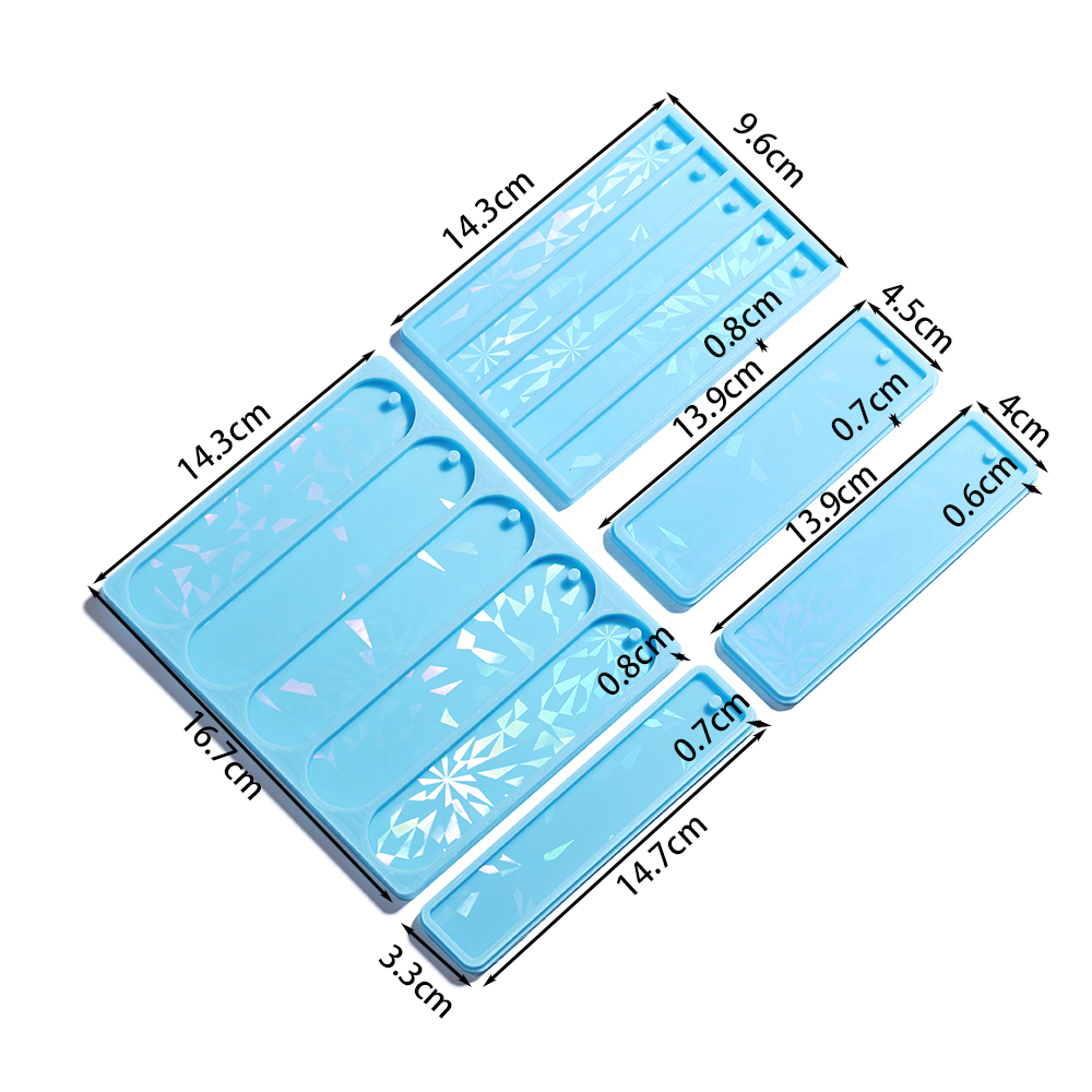 New Laser Bookmark Silicone Mo - đánh giá và giá Resin Art Bookmark