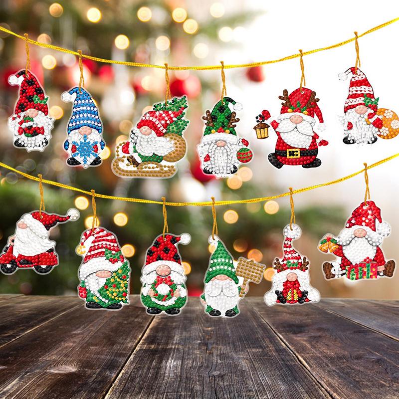 Christmas Art Painting Pendant - đánh giá và giá Resin Art A Keychain